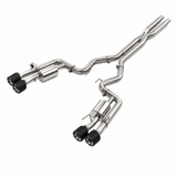 AWE Tuning 3015-43020 Touring Edition Cat-Back Exhaust 2008-2016 Audi B8 B8.5 A4 Quattro 2.0T Quad Diamond Black Tips 50-State Legal