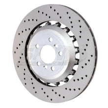 Load image into Gallery viewer, SHW 11-16 BMW M5 4.4L Right Rear Cross-Drilled Lightweight Brake Rotor (34212284104) - SHW Performance BRR48181