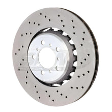 Load image into Gallery viewer, SHW 15-18 BMW M3 3.0L Right Front Cross-Drilled Lightweight Brake Rotor (34112284810) - Black Ops Auto Works