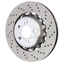 Load image into Gallery viewer, SHW 15-18 BMW M3 3.0L Right Rear Cross-Drilled Lightweight Brake Rotor (34212284812) - Black Ops Auto Works