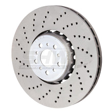 Load image into Gallery viewer, SHW 20-21 BMW X3 M 3.0L Left Front Cross-Drilled Lightweight Brake Rotor (34118054825) - Black Ops Auto Works