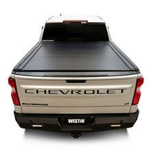 Load image into Gallery viewer, Westin manual retractable tonneau cover installed on a 2019-2026 Chevrolet Silverado 1500