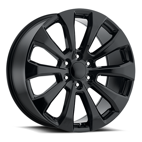 Silverado High Country Replica Wheel Gloss Black Factory Reproductions FR 92-Wheels - Cast-Factory Reproductions-746241451804-22x9 6x5.5 +28 HB 78.1-