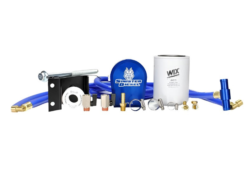 Sinister Diesel 03-07 Dodge 5.9L Cummins Coolant Filtration System w/ Wix Filter - Black Ops Auto Works