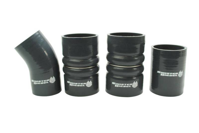 Sinister Diesel 03-07 Ford 6.0L Powerstroke Intercooler Charge Pipe Kit - Black Ops Auto Works