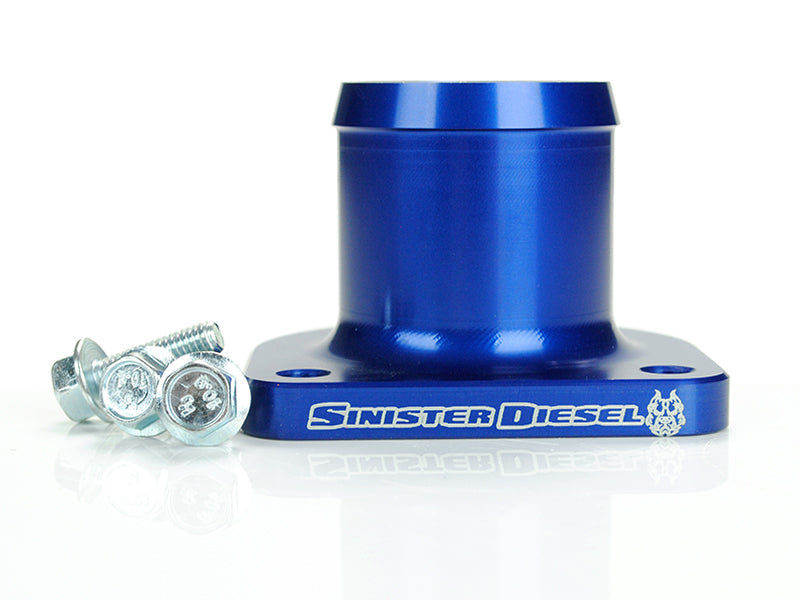 Sinister Diesel 03-07 Ford 7.3L Powerstroke Thermostat Housing - Black Ops Auto Works