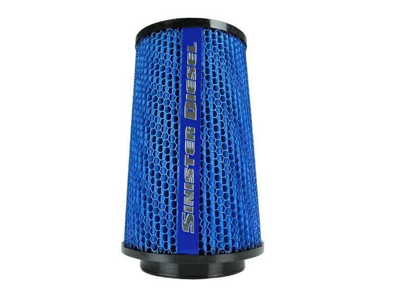 Sinister Diesel 4in ID 10in Tall Replacement Air Filter - Black Ops Auto Works