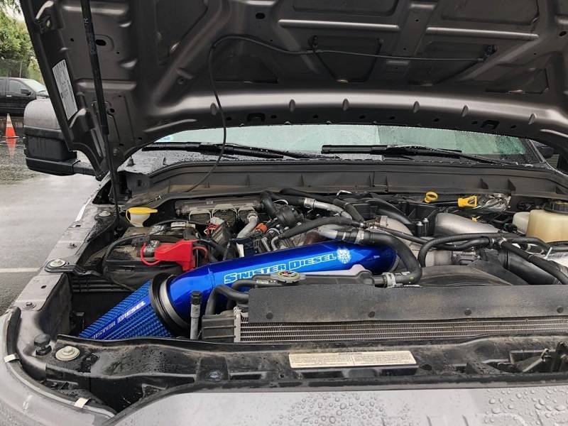 Sinister Diesel Cold Air Intake for 2017-2019 Ford Powerstroke 6.7L F250 F350 F450 - Sinister Diesel SD-CAI-6.7P-17