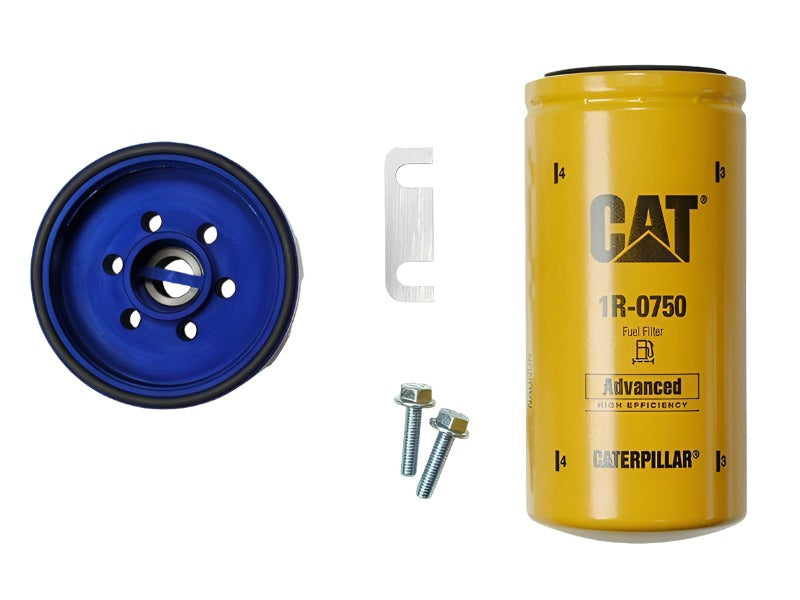 Sinister Diesel CAT Fuel Filter Adapter for 2001-2016 GM Duramax 6.6L - Sinister Diesel SD-CAT-DMAX