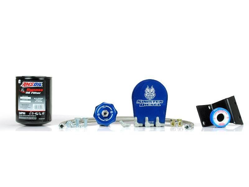 Sinister Diesel Bypass Oil Filter System for 2013-2024 Ram 2500/3500 Cummins 6.7L - Sinister Diesel SD-EOF-6.7C-13