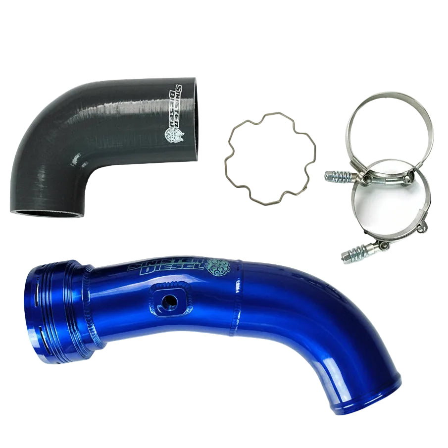 Sinister Diesel Cold Side Charge Pipe for 2011-2016 Ford Powerstroke 6.7L - Sinister Diesel SD-INTRPIPE-6.7P-COLD-11