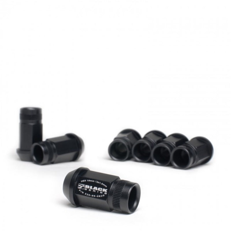 Skunk2 12 x 1.5 Forged Lug Nut Set (Black Series) (20 Pcs.) - Black Ops Auto Works