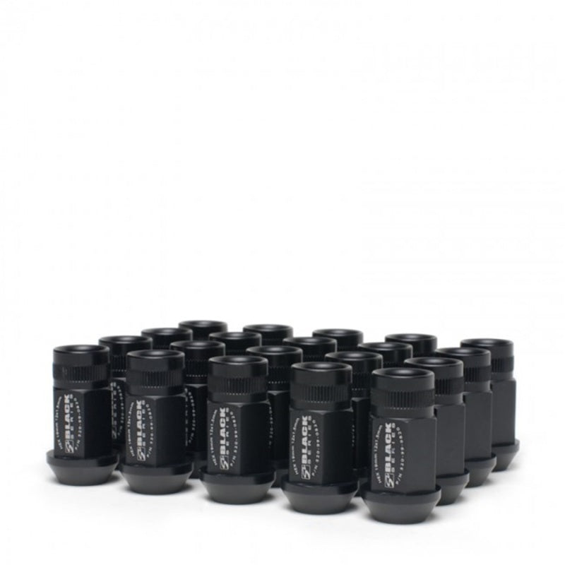 Skunk2 12 x 1.5 Forged Lug Nut Set (Black Series) (20 Pcs.) - Black Ops Auto Works