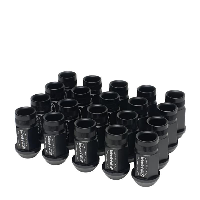 Skunk2 12 x 1.5 Forged Lug Nut Set (Black Series) (20 Pcs.) - Black Ops Auto Works