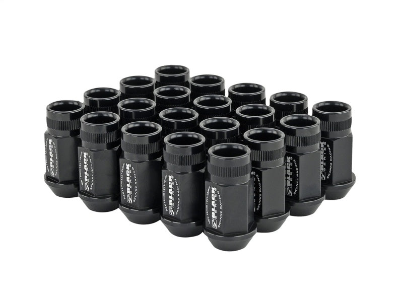Skunk2 12x1.25 Forged Lug Nut - Black (Set of 20) - Black Ops Auto Works