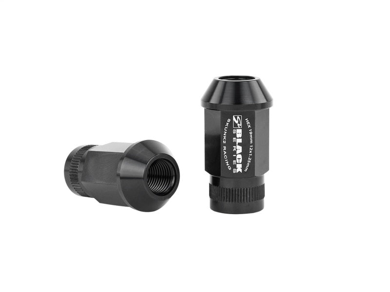 Skunk2 12x1.25 Forged Lug Nut - Black (Set of 20) - Black Ops Auto Works