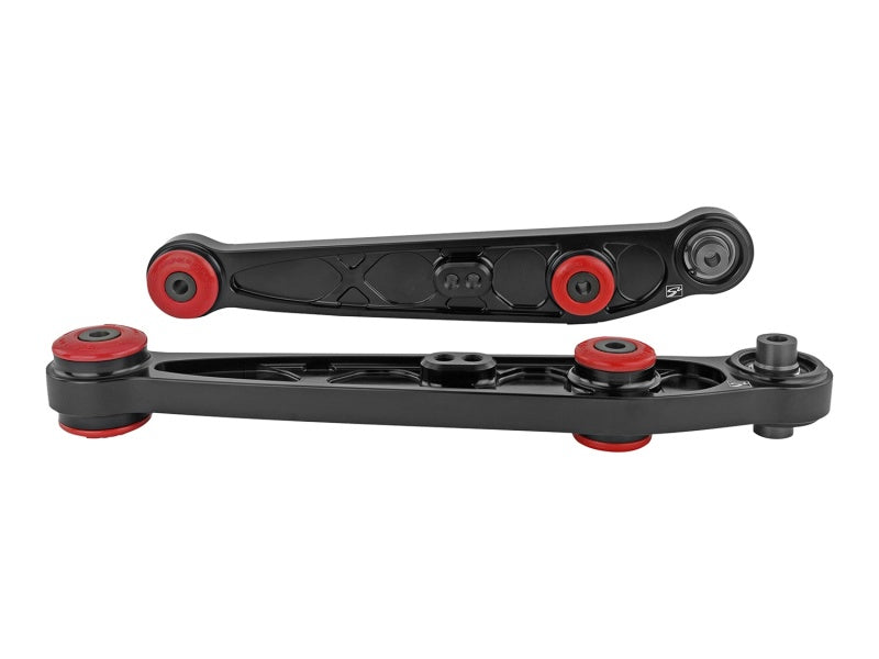 Skunk2 Honda/Acura EG/DC Alpha Series Rear Lower Control Arm Set - Black - Black Ops Auto Works