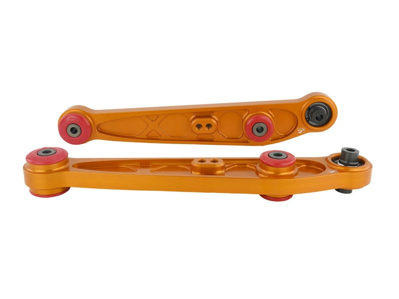 Skunk2 Honda/Acura EG/DC Alpha Series Rear Lower Control Arm Set - Gold - Black Ops Auto Works