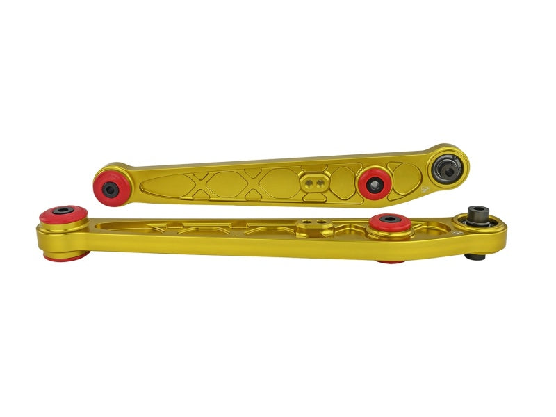 Skunk2 Honda/Acura EK Alpha Series Rear Lower Control Arm Set - Gold - Black Ops Auto Works