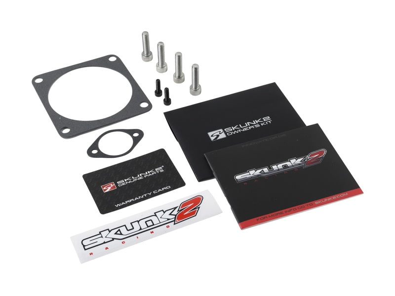 Skunk2 Pro Series 90mm Billet Throttle Body -  Silver - Black Ops Auto Works