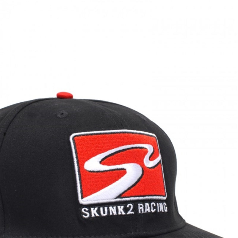 Skunk2 Team Baseball Cap Racetrack Logo (Black) - L/XL - Black Ops Auto Works