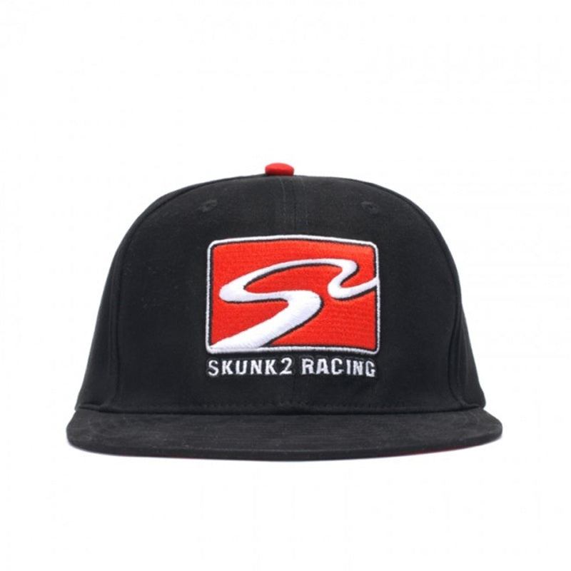 Skunk2 Team Baseball Cap Racetrack Logo (Black) - L/XL - Black Ops Auto Works