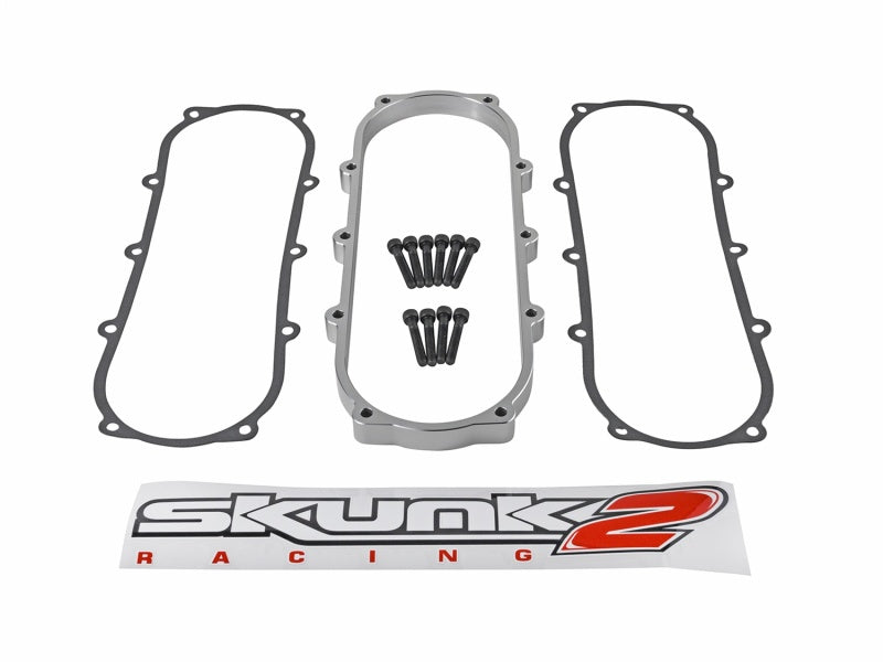 Skunk2 Ultra Series Honda/Acura Silver Street Intake Manifold .5 Liter Spacer - Black Ops Auto Works