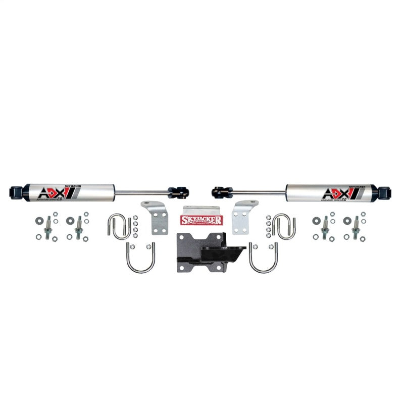 Skyjacker 07-18 jeep Wrangler JK ADX 2.0 Dual Stabilizer Kit w/ CNC Machined Polished Alum. Skyjacker SKY2205