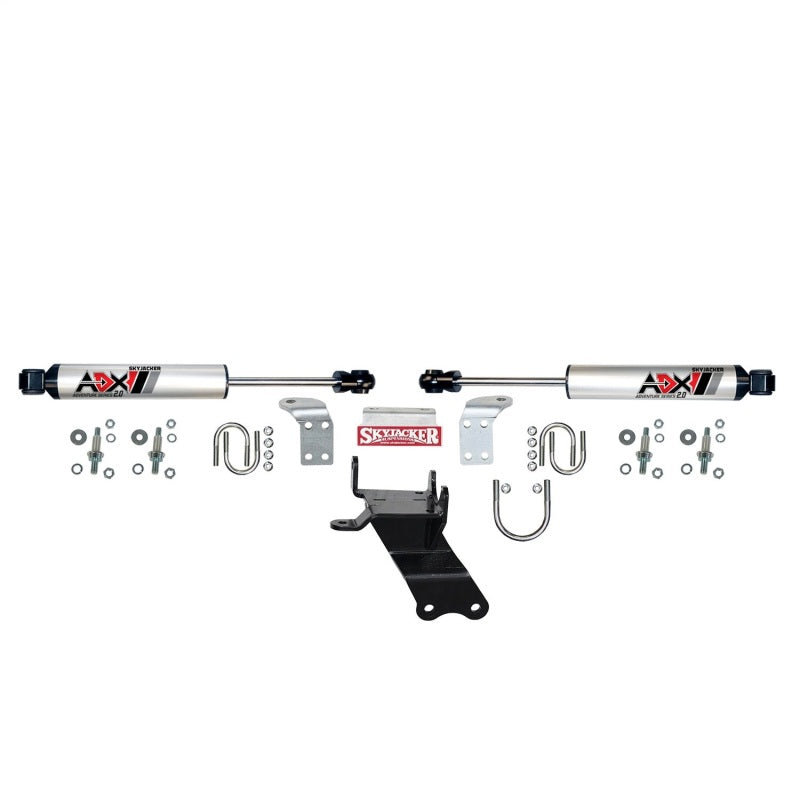 Skyjacker 18-24 Jeep Gladiator JL ADX 2.0 Dual Stabilizer Kit w/ CNC Machined Polished Alum. Skyjacker SKY2207