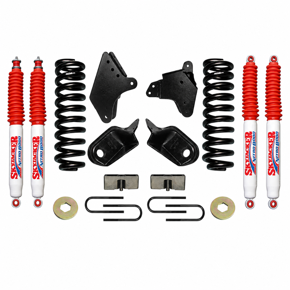 Skyjacker 184F2K-N 4 inch Nitro lift kit for 1980-1996 Ford F-250 and F-350 2WD trucks