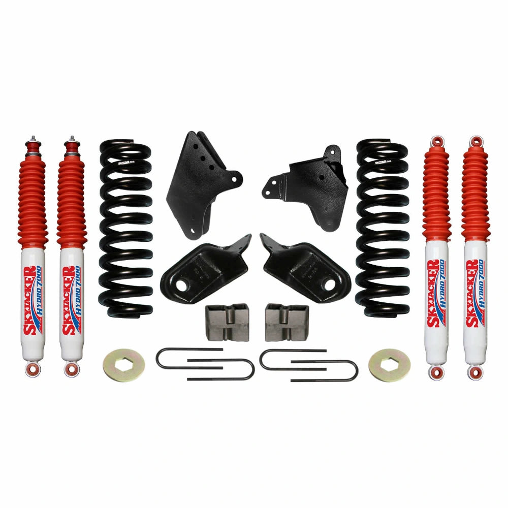 Skyjacker 186F2K-H suspension lift kit with springs, shocks and hardware on a white background