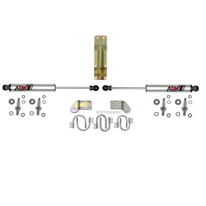 Skyjacker 2218 ADX 2.0 dual steering stabilizer kit polished aluminum for 1998-2001 Dodge Ram 1500