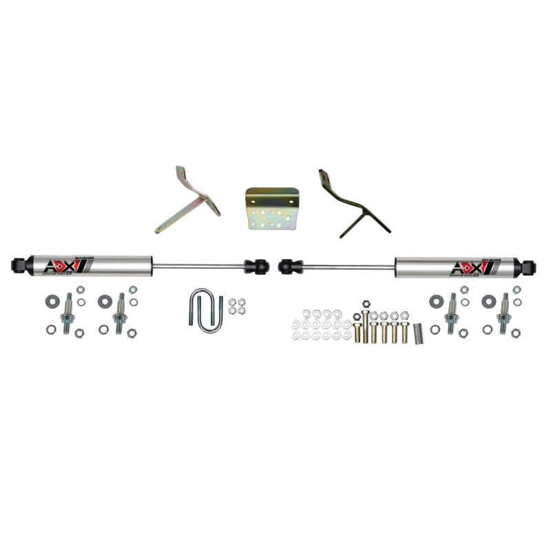 Skyjacker 2239 ADX 2.0 dual steering stabilizer kit polished aluminum for 2009-2013 Ram 2500 3500