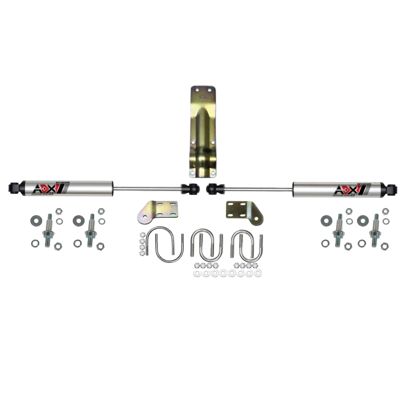 Skyjacker 2253 ADX 2.0 dual steering stabilizer kit polished aluminum for 2005-2024 Ford Super Duty