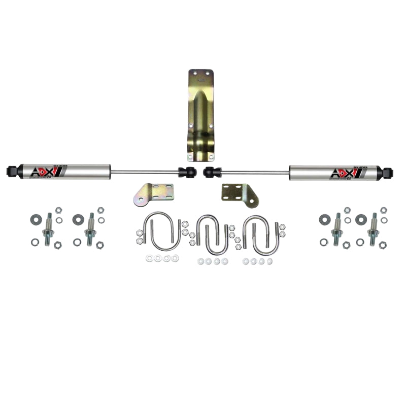 Skyjacker 2270 ADX 2.0 dual steering stabilizer kit polished aluminum for 1998-2002 Dodge Ram