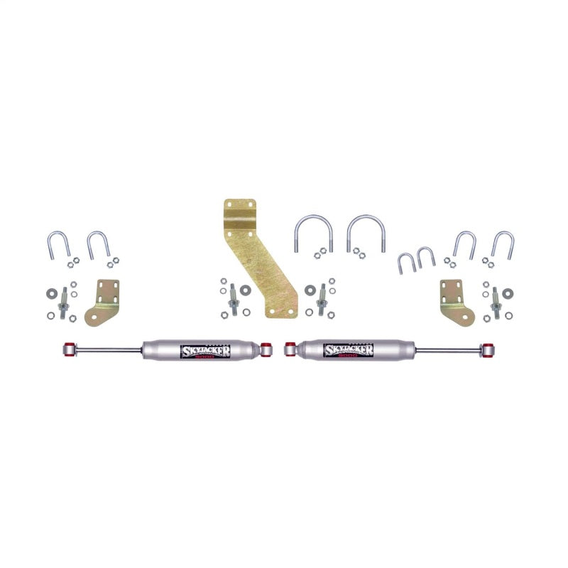 Skyjacker 66-77 Ford Bronco 4WD 9000 Dual Stabilizer Kit w/ Silver Cylinders Skyjacker SKY9266