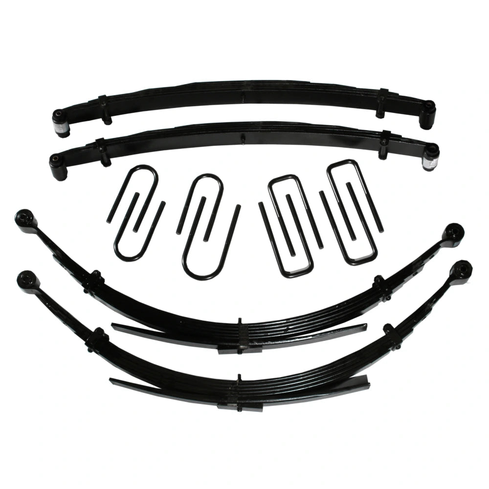 Skyjacker C260AKSS-H manufacturer photo showing leaf springs and U-bolts on white; shocks not pictured
