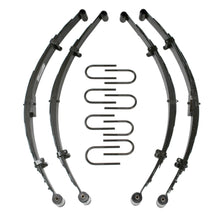 Load image into Gallery viewer, Skyjacker J34K-H manufacturer photo showing leaf springs and suspension hardware on white; shocks not pictured