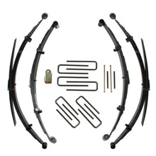Load image into Gallery viewer, Skyjacker T307PKS-N manufacturer photo showing leaf springs and suspension hardware on white; shocks not pictured