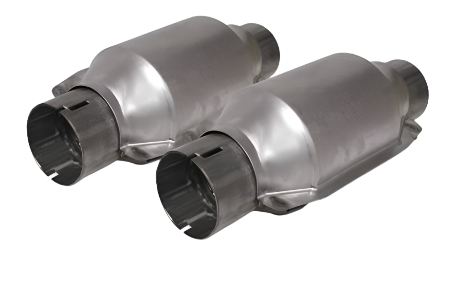 SLP 1996-2010 Ford 4.6L High-Flow Catalytic Converter - Pair - Black Ops Auto Works