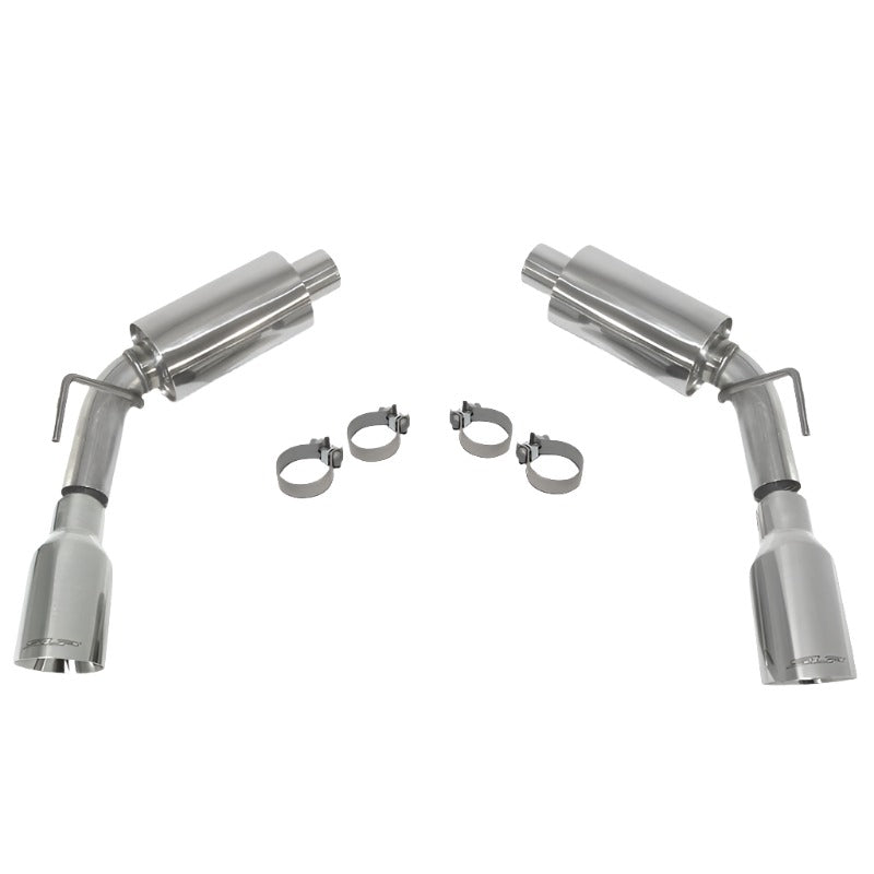 SLP 2010-2015 Chevrolet Camaro 6.2L LoudMouth II Axle-Back Exhaust w/ 4in Tips-Axle Back-SLP-871782001949-