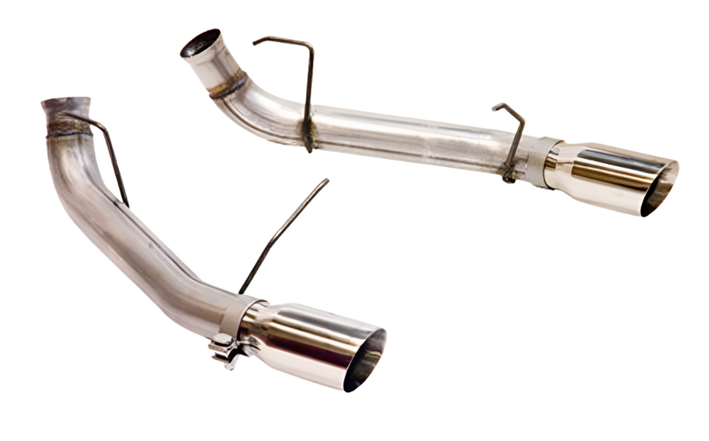 SLP 2011-2014 Ford Mustang 5.0/5.4L LoudMouth Axle-Back Exhaust w/ 4in Tips - Black Ops Auto Works