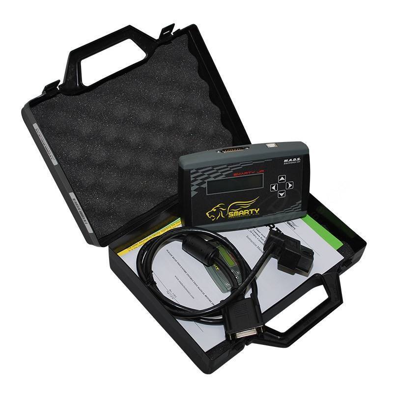 Packaged tuner with guide and case