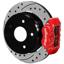Load image into Gallery viewer, Wilwood Wilwood 88-98 Chevy Silverado Forged Dynalite 12.19x0.81 Drill/Slot Rear Drum to Disc Conv. - Red