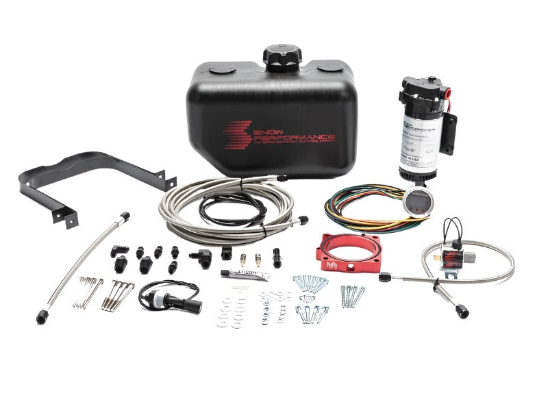 Snow Performance 08+ Charger Stg 2 Boost Cooler F/I Water Injection Kit (SS Braided Line & 4AN) - Black Ops Auto Works