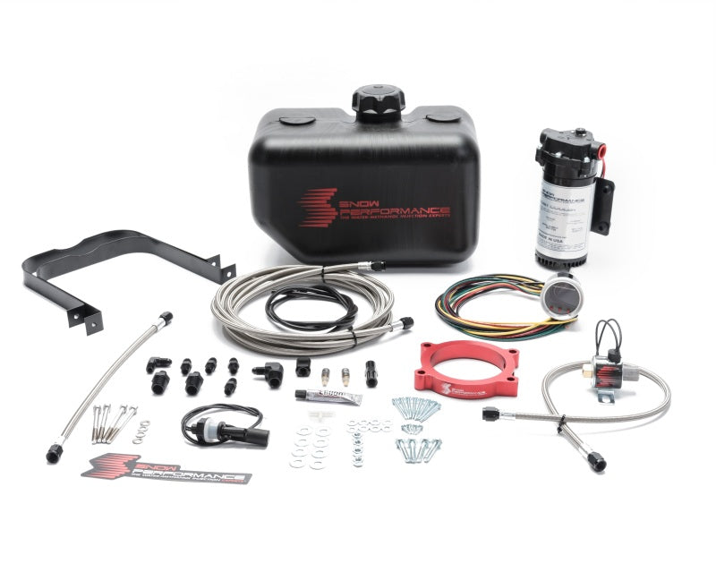 Snow Performance 10-15 Camaro Stg 2 Boost Cooler F/I Water Injection Kit (SS Braided Line & 4AN) - Black Ops Auto Works