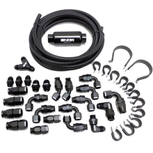 Load image into Gallery viewer, Snow Performance 10AN Braided Stainless Fuel Line Kit - Black Line Snow Performance SNOSNF-60001B
