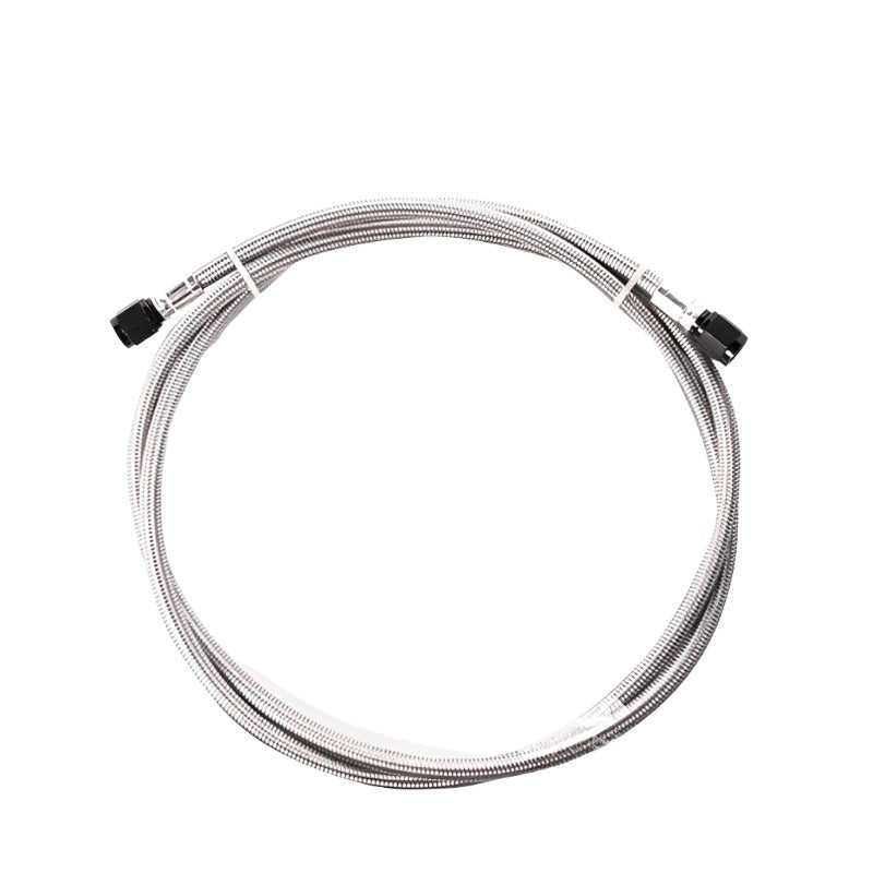 Snow Performance 2ft Stainless Steel Braided Line (Black) w/ 4AN Fittings - Black Ops Auto Works