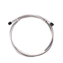 Load image into Gallery viewer, Snow Performance 2ft Stainless Steel Braided Line (Black) w/ 4AN Fittings - Black Ops Auto Works
