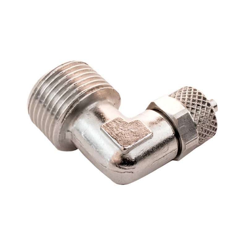 Snow Performance 3/8in NPT 90 Degree Elbow Water Fitting - Black Ops Auto Works